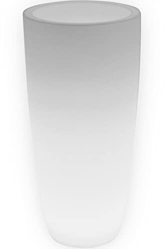 Danieli Lampada Vaso Luminoso da Giardino Cypress a LED | in Resina Anti-Ingiallimento | Luce Bianco Neutro 4000 k| LED IP67 | Made in Italy | Trasformatore IP20 da 1,1 mt |cm 43x90| kg 5,2