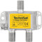 TechniSat 2-Wege-Verteiler - breitbandiger Verteiler mit DC-Durchlass (DiSEqC-tauglich, als Combiner nutzbar, einsetzbar in TECHNIROUTER-Anlagen)