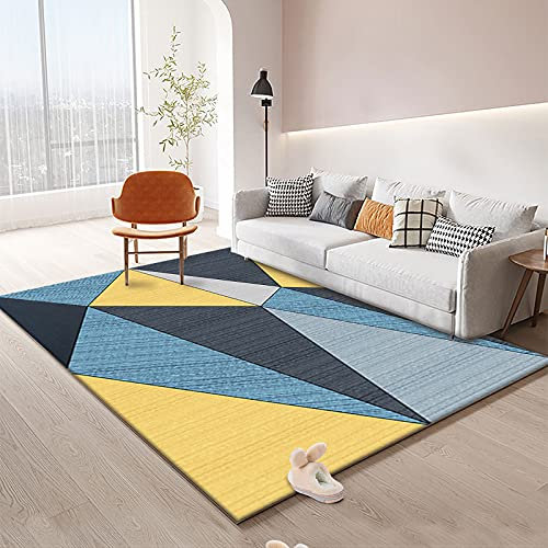 Alfombra de gran área para sala de estar, dormitorio, alfombra de felpa suave, antideslizante, lavable, alfombra de baño, cocina, alfombra pequeña, 100 x 200 cm
