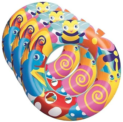 Bestway Schwimmring Aquarium Ø 56 cm, Sortiert (Packung mit 3)