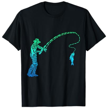 Angler Angeln Fische Fischer Herren Jungen Kinder Angel T-Shirt