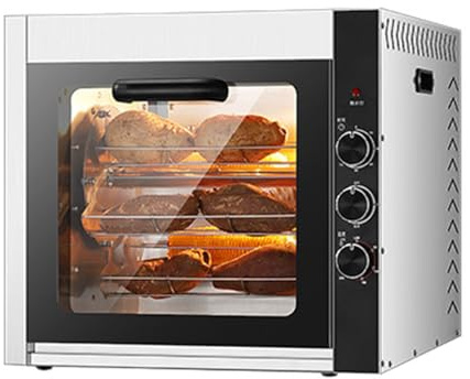 PEIXEN Four à patates Douces, Four à patates Douces en Acier Inoxydable, Machine à Pizza, Four à patates Douces, 1400w/2800w, Rotation à 360°, Fonction minuterie 0~90min S