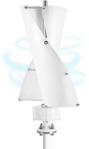 24V 100W Windkraftanlage Vertikale Windturbine Vertikal Vertikalachsen-Windturbinen-Generator mit Controller windkraft Generator Windrad Windturbine Windgenerator