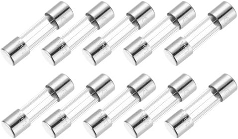 QUARKZMAN Fusible en Verre 1,5A 250V 5x20mm UL Répertorié Fusible à Retardement pour Appareils Électroménagers (Lot de 10)
