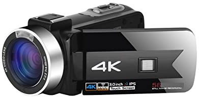 Caméscope numérique Caméscope de Vision nocturne 4K for l'enregistrement vidéo enregistreur numérique Vlog extérieur caméras photographiques portables IR Capturez chaque instant de manière éclatante(6