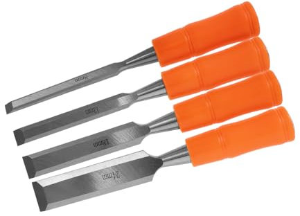 Homoyoyo 4pièces Ciseaux Outils De Sculpture Ciseaux Plats à Haute Teneur Outil De Menuiserie Pratique Pour Travail
