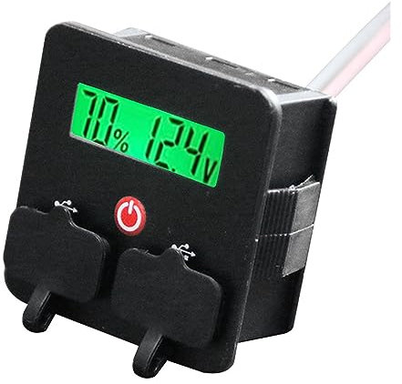 MZZYG Battery Tester Battery Capacity Indicator Voltmeter 3S-6S Li-ion Lifepo4 Lead Acid Battery Tester With Phone USB Charger