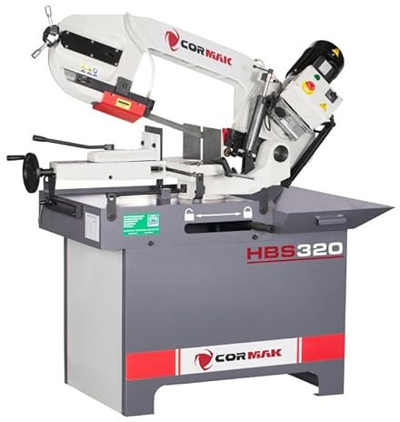 HBS320 - Sega a nastro per metallo, con base in metallo, 27 mm, 2100 W