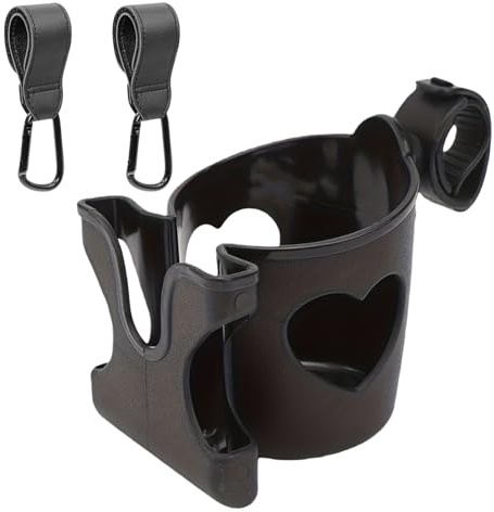 3PCS Pram Cup Holder Universal, Cup Holder for Pram Cup and Phone Holder