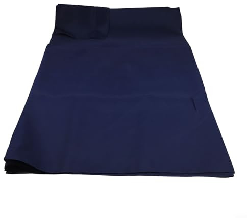 Honseadek Housse de rechange rectangulaire imperméable en polyester 160 g/m² pour parasol de jardin, marché, terrasse - 200 x 300 cm - Bleu marine