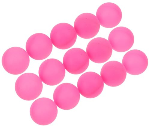 SOLUSTRE Mattierte 40mm Tischtennisbälle aus Kunststoff 50 Stück Nahtlos Langlebig Farbige Spielbälle für Partydekoration Poolspiele und Selbstgemacht
