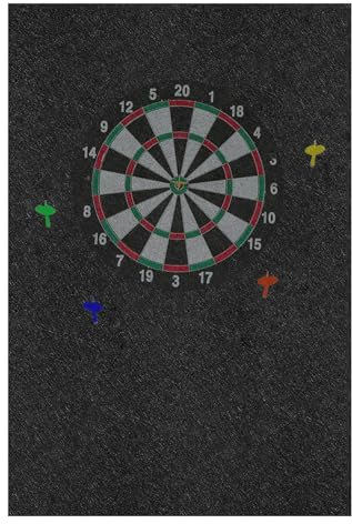 Weiyidea Filz Dartboard Wandschutz 60x60/90cm, Dartscheiben Umrandung, Schutzmatte Dartscheibe Wandschutz Aus Filz, Selbstklebend, Wandumrandung & Rückwand Für Dartboard, Dartscheibe Zubehör