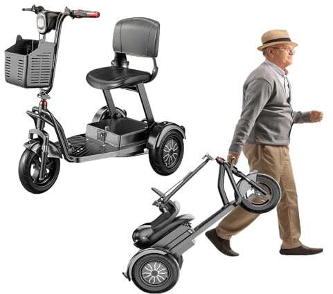 Dreirädrige Elektromobile, Elektromobile Für Senioren, Reisemobile, Stabile Elektromobile Mit Pannensicheren Reifen Für Erwachsene Und Senioren Black,25A