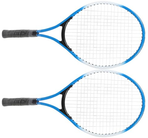 LICAEVEY Tennisracket för Barn, Järnlegeringsracket för Nybörjare med Väska och Boll, 3-10 år, Ergonomiskt Grepp, Lätt Ram