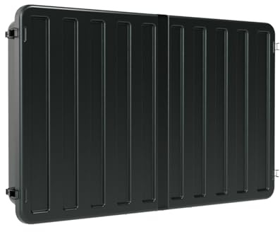 Storm Shell Outdoor TV Hard Cover Weatherproof Protection for Television - Mounts Right on The Wall - TV Wall Mounting Bracket Included … (45-55 inch), Black