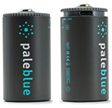 Recargables Marca PALEBLUE Modelo PALEBLUE Rechargeable USB D 1,5V 5000MAH X2 (Cable INCLUS)