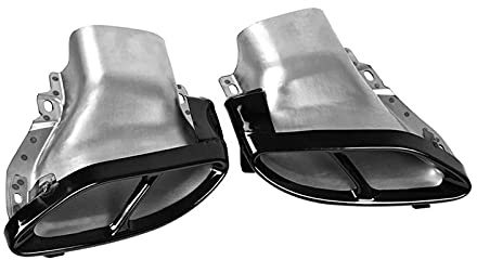 HZJA Auto Auspuffblende Für Benz W213 W212 W205 X253 W246 W176 X166 Für Benz ABCE GLS GLC-Klasse Edelstahl Automobil Auspuff Endrohr Endrohrabdeckung. Auspuff Endrohre