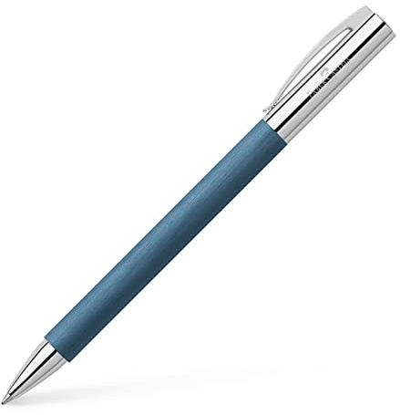 Faber-Castell 147145 - Kugelschreiber Ambition Edelharz, blau, dokumentenechte 0.5 mm Mine