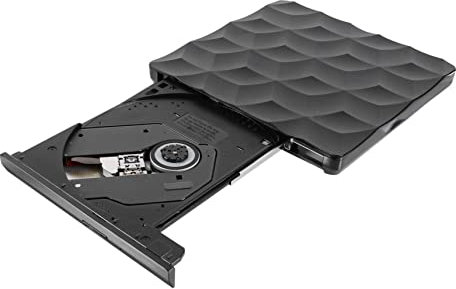 SHOWERORO Unidad De DVD Portátil USB 3.0 y USB-c, Grabadora De DVD y CD-ROM Externa para Pc y Portátil, Compatible para Grabación y Reproducción, Diseño Compacto y Ligero, Color Negro