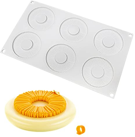 Mostsom Silikon-Backform, Donut-Pfanne für antihaftbeschichtete Donuts, BPA-frei, Donut-Formen