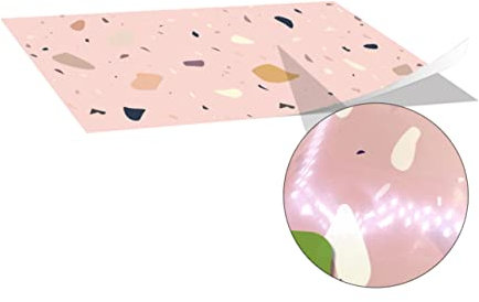 DOITOOL 1satz Selbstklebende Terrazzo Wandfliesen Aufkleber Umweltfreundliche Wasserdichte Wandverkleidung Für Badezimmer Und Küchen Einfach Anzubringen Leicht Zu Reinigen Langlebig Und