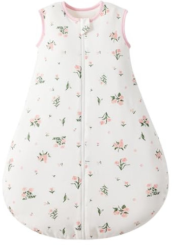 Duomiaomiao Baby-Schlafsack, 1,5 Tog, 100 % Baumwolle, Neugeborenen-Schlafsack, 6–18 Monate, Unisex, tragbare Decke für Mädchen und Jungen