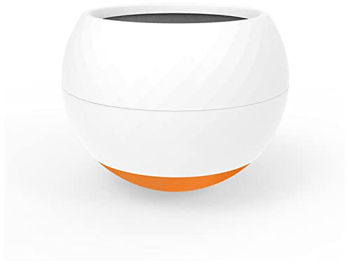Futternapf Katze Hund Slow Bowl Wobbler Spielzeug Interactive Spielzeug Tumbler Anti-Chocing Pet Fütterung Lebensmittelschüssel for kleine mittelgroße Hunde Geneigter futternapf Katze (Size : Orange