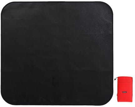 Yianyal Feuerschalenmatte – leicht zu reinigende, wiederverwendbare Grillmatte – feuerbeständige Silikon-Grillmatte, leicht zu reinigen, wiederverwendbar, Grillboden-Pads, wasserdichter Grillschutz