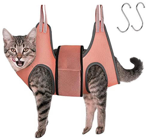 Wlikmjg Katzenpflege-Hängematte Krallenscheren-Hängematte Für Katzen - Haustier-Hängematten-Rückhaltetasche Zum Reinigen - Keine Kratzende Haustier-Pflegeschlinge Für Hunde Und Katzen, Haustierpflege
