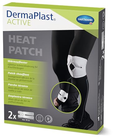 Dermaplast Active, Heat Patch Articulaciones, Parche Calor Adhesivo, Adecuado para Dolor en la Rodilla y el Codo