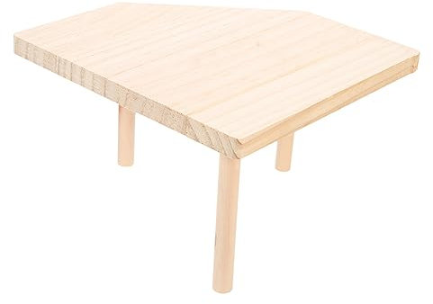 Happyyami Hamster Spielplattform Aus Holz Dicke Stabile Konstruktion Für Hamsterkäfige Unterhaltungsstand Für Kleine Haustiere Zum Klettern Ruhen Und Spielen Sicher Und Langlebig