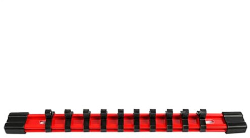 Soporte para llaves de vaso de accionamiento, organizador de llaves de pared ajustable, organizador de herramientas para ahorrar espacio, estante de almacenamiento de herramientas para garajes, hogar,