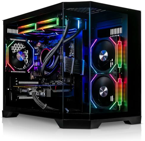 ADMI Gaming PC: Intel Core i7-12700KF 5GHz - RTX 5080 16GB GDDR7-32GB DDR5-1TB SSD - Edge RGB Case (Black) - 850W Gold PSU - WIFI - Windows 11
