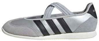 adidas Damen Barreda Mary Jane Shoes, Silver Met./Core Black/Off White, 40 2/3 EU
