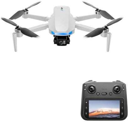LKHLTBF Blanc,Single Battery,Nouveau Drone GPS s-x1 Max, caméra Professionnelle 4k, cardan 3 Axes, FPV aérien sans balais avec Grand écran, télécommande Pliable