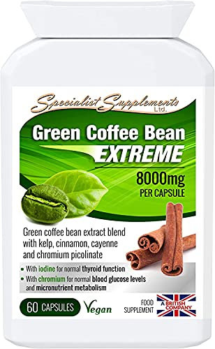 Specialist Supplements Green Coffee Bean Extreme Weight Loss Formula, 60 Capsules