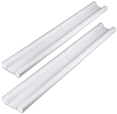 Luana Rose Zugluftstopper für Türen im 2er-Set - Die Effektive Türdichtung gegen Zugluft - Zuschneidbar für Türen bis zu 90cm - Luftzugstopper - Türdichtung - Windstopper & Türluftstopper