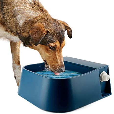 LESYPET Automatic Water Dispenser for Dogs, 68 oz Outdoor Dog Drinking Water Bowl for Chicken Livestock, Auto Filling Waterer for Pets & Livestock