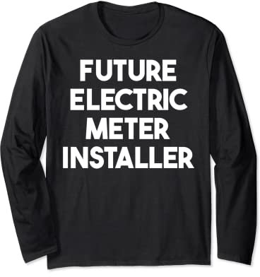 Futur installateur de compteur électrique Manche Longue
