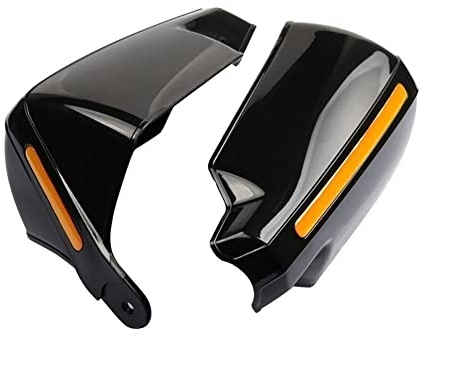 Motorrad Handschutz Griffschutz Für Piaggio MP3 300 MP3 400 MP3 500 Motorradzubehör Handschutz Windschutzscheibe Handschutz Griff Windschutz Handschutz (Farbe : Schwarz)