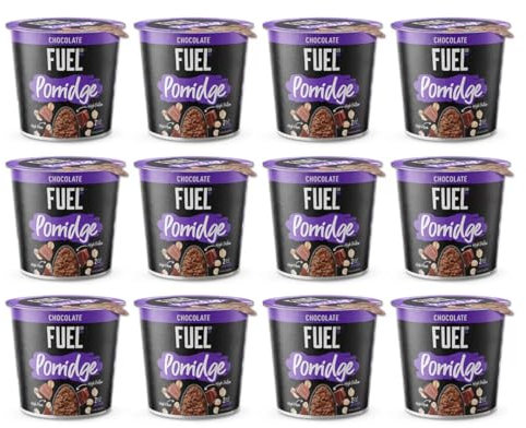 Fuel 10k Chocolate Porridge Pots, 12 x 70g
