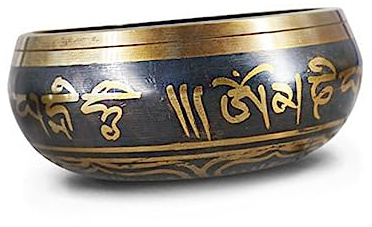 Bol chantant de méditation, bol de réglage, bol de sculpture, autocollants en strass, accessoires, bols de guérison tibétains, bol chantant en laiton zen, marteaux, bol de prière tibétain, bols de c