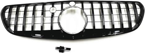 Kühlergrille Für Mercedes Für Benz C217 W217 S Coupe Klasse 2015-2017 Auto Oberen Stoßstange Grille Haube Mesh Grill Vorne Niere Grille(Schwarz)