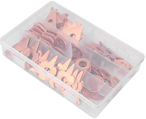 Anillo Triangular para Tirar de Abolladuras, Juego Completo de 110 Anillos para Quitar Abolladuras, Juego Surtido para Reparación de Soldadura de Chapa Metálica Automotriz