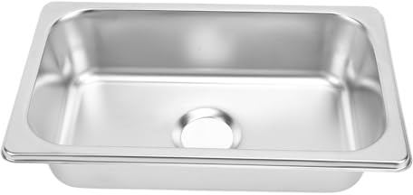 évier Carré Pour Camping-Car évier En Acier Inoxydable 304 Cuve Simple Pratique évier de Cuisine à Encastrer Trou de Vidange de 40 Mm Idéal Pour équiper Votre Camping-Car Et Améliorer Votre Confort.