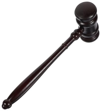 Toyvian Holzhammer Für Auktionen Richterhammer Mit Klarer Klangqualität Langlebig Für Gericht Und Versteigerungen