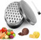 BieMian Cheese Grater with Container and Lid, Food Graters for Kitchen, Cheese Shredder, Stainless Steel Vegetable Chopper for Home Ginger Fruit Chocolate Grater, Coarse & Fine Grinding