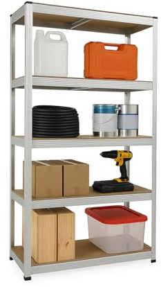 Pro&Basics Schwerlastregal 175KG Fachlast 180x90x40 Metallregal Kellerregal 875KG