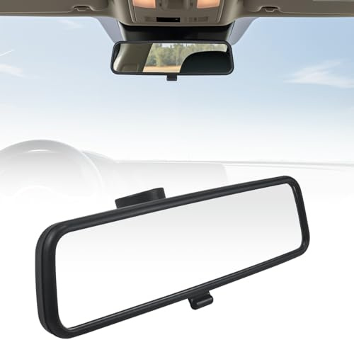 Innenrückspiegel Ersatz für VW T5/T6/T6.1/T7 2003-2024/Caddy 2003-2024, Auto Rückspiegel Innenspiegel Glas Spiegel, Schwarz 3B0857511G