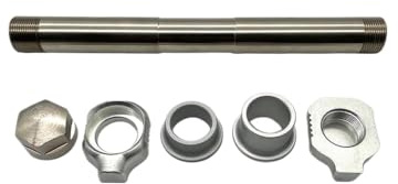 Compatible avec Les de Moto SEF 125-500 2014 2023 Arbre de moyeu d'essieu de Roue d'essieu arrière avec Jante Médinal Pièces de Rechange du marché secondaire
